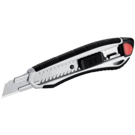 Cutter Westcott Aluminum Alloy larghezza lama 18 mm argento / nero E-84025 00