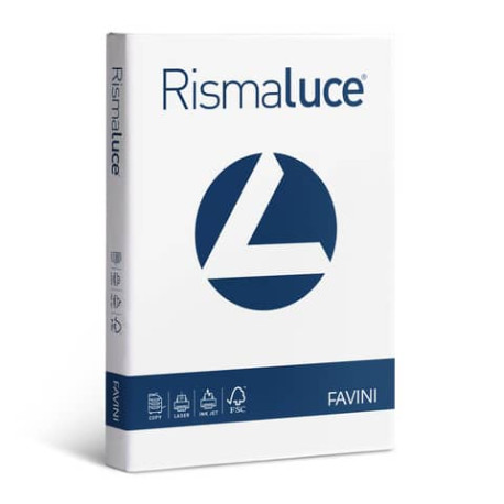 Carta FAVINI RISMALUCE BIANCA per inkjet, laser, offset… 100 g/m² A3 bianco  300 fogli - A680313