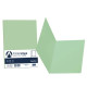 Cartellina semplice Favini FOLDER S cartoncino Simplex Luce&Acqua 200 g/m² 25x34cm verde 09 conf.50 