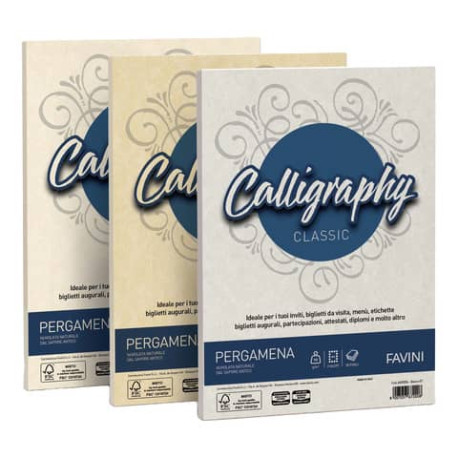 Favini Pergamena Calligraphy A4 Carta Stampanti 