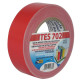 Nastro adesivo in tela Tes 702 SYROM formato 38 mm x 25 m - materiale tela plastificata rosso - 1733