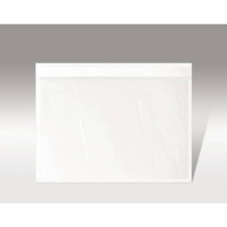 Buste autoadesive portadocumenti WeECO 24x18 cm trasp. ( 50% plastica in meno) conf. da 100 buste - 