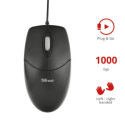 Mouse ottico a 3 tasti Trust Optical nero 16591