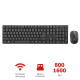 Set Tastiera e mouse wireless Trust XIMO nero 21134