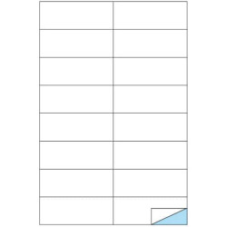 Etichette bianche MARKIN permanenti 105x37,12 mm senza margine conf. da 1600 etichette - X210C511