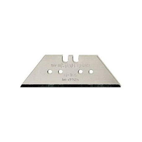 Lame per cutter STANLEY a trapezio acuto base 61-33 mm - h 19 mm spessore 0,6 mm astuccio 10 lame - 