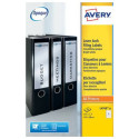 Etichette per raccoglitori AVERY 192 x 38mm 25 fogli - L4760-25