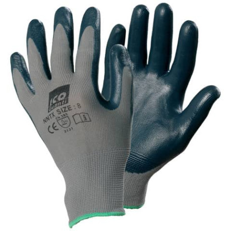 Guanti riusabili Icoguanti in nylon/nitrile L blu NNTXLARGE