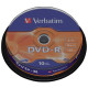 DVD-R Verbatim 16x 4.7 GB  in confezione da 10 dvd - 43523