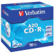 CD-R AZO Verbatim 52x 700 MB  Conf. 10 pezzi - 43327