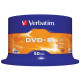 DVD-R Verbatim 16x 4.7 GB  in confezione da 50 dvd-r - 43548