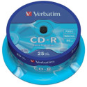 CD-R Extra Protection Verbatim 700 MB  in confezione da 25 cd-r - 43432