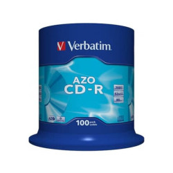 CD-R AZO Verbatim 700 MB  in confezione da 100 dvd-r - 43430