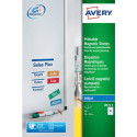 Etichette magnetiche AVERY riposizionabili 78x28mm 5 fogli - J8871-5