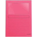 Cartellina con finestra Q-Connect Ordo 22x31 cm 120 g/m² fucsia Conf. 50 pezzi - KF15245