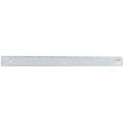 Righello Q-Connect trasparente 50 cm  KF00589