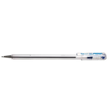 Penna a sfera con cappuccio Pentel Superb 0,7 mm blu BK77-C