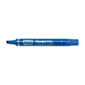 Marcatore permanente Pentel N60 punta a scalpello 3,9-5,7 mm blu N60-C