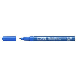 Marcatore permanente Pentel Pen N50S punta conica 3.8 mm blu N50S-C