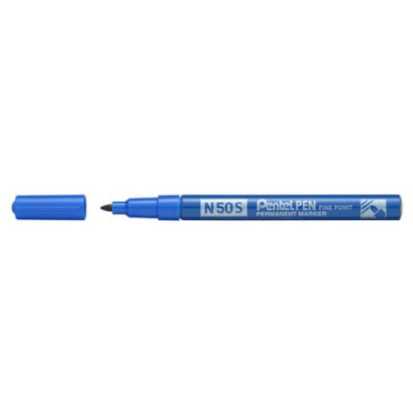 Marcatore permanente Pentel Pen N50S punta conica 3.8 mm blu N50S-C