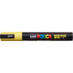 Marcatore a tempera POSCA Uni-Ball punta tonda 1,8-2,5 mm giallo M PC5M G