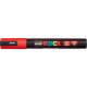 Marcatore a tempera POSCA Uni-Ball punta tonda 1,8-2,5 mm rosso M PC5M R