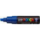 Marcatore a tempera POSCA Uni-Ball punta a scalpello 8 mm blu M PC8K B