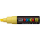 Marcatore a tempera POSCA Uni-Ball punta a scalpello 8 mm giallo M PC8K G