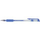 Penna a sfera inchiostro gel Q-Connect con cappuccio 0,35 mm blu conf. da 10 - KF21717