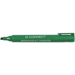 Marcatore permanente Q-Connect punta a scalpello 1,2-5 mm verde KF01774