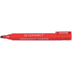 Marcatore permanente Q-Connect punta a scalpello 1,2-5 mm rosso KF26044