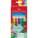 Matite colorate Faber-Castell Colour Grip  assortiti astuccio da 12 - 112412