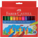 Pennarelli Faber-Castell CASTELLO Jumbo punta grossa 5 mm assortiti astuccio di cartone da 24 - 5543