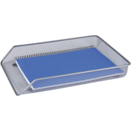 Vaschetta portadocumenti Q-Connect caricamento frontale 365x55x280 mm argento - KF00843