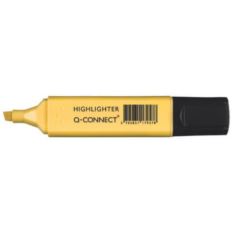 Evidenziatore Pastel Q-Connect 1,5-2 mm giallo KF17957