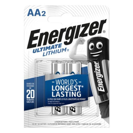 Batterie ENERGIZER Ultimate Lithium AA  conf. da 2 - E301535200