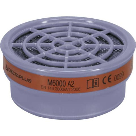 Filtri per semi-maschere Jupiter M6200 M6400 - guscio plastica e carboni attivi grigio kit 2 filtri 