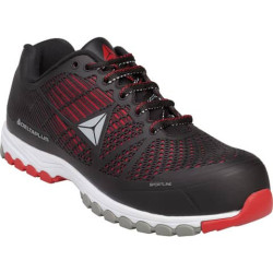 Scarpe da lavoro DELTA PLUS basse Deltasport S1P - PU iniettato mesh nero-rosso - 39 - DSPORSPNR39