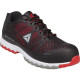 Scarpe da lavoro DELTA PLUS basse Deltasport S1P - PU iniettato mesh nero-rosso - 41 - DSPORSPNR41