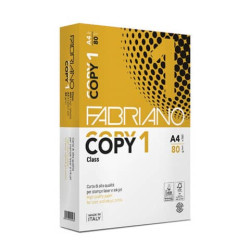 Carta per fotocopie Fabriano COPY 1 A4 80 g/mq Risma da 500 fogli - 42021297