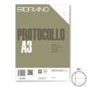 Fogli protocollo Fabriano bianco 60 g/m² 29,7x42 cm rigato a 31 con 2 margini conf 200 fogli - 02210