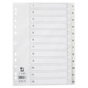 Divisore numerico Q-Connect bianco 22,5x29,7 cm ppl 1-12 KF00178