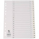 Divisore numerico Q-Connect bianco 22,5x29,7 cm ppl 1-20 KF00179