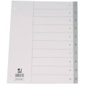 Divisore numerico Q-Connect grigio 22,5x29,7 cm ppl 1-10 KF01825