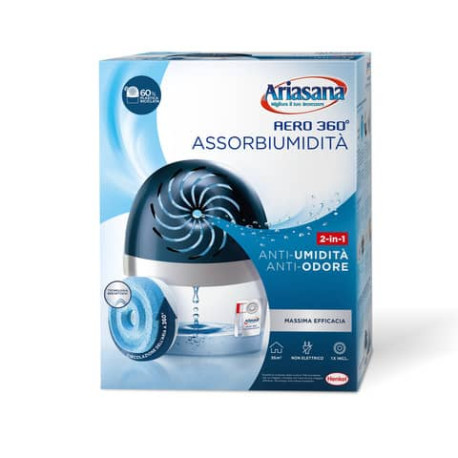 Assorbiumidità Ariasana Kit Aero 360° - ricaricabile Blu 1680706