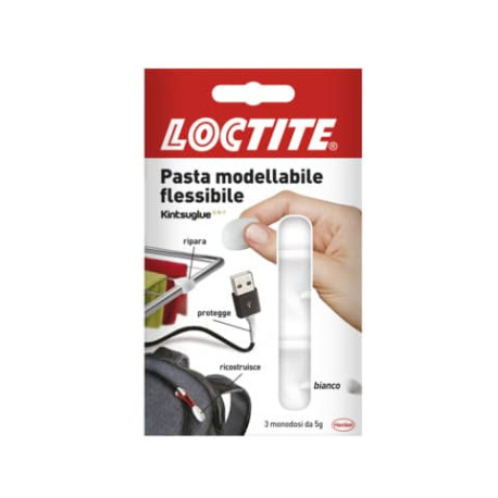 Pasta modellabile Loctite Kintsuglue 3x5 g. bianco conf. da 3 monodosi - 2239174