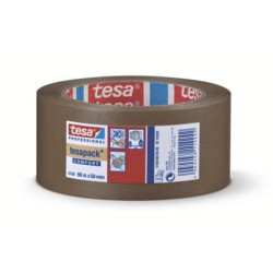 Nastri adesivi per la spedizione tesa tesapack® 4100 PVC goffrato 50mm x 66m marrone - 04100-00228-0