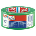 Nastro per segnalazioni in PVC tesa Tesaflex® 60760 rivestito gomma resina 50mmX33m verde - 60760-00