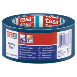 Nastro per segnalazioni in PVC tesa Tesaflex® 60760 rivestito gomma resina 50mmX33m blu - 60760-0009