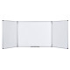 Lavagne cancellabili Bi-office Maya Trio pieghevole magnetica bianca smaltata 90x60 cm. bianco - TR0